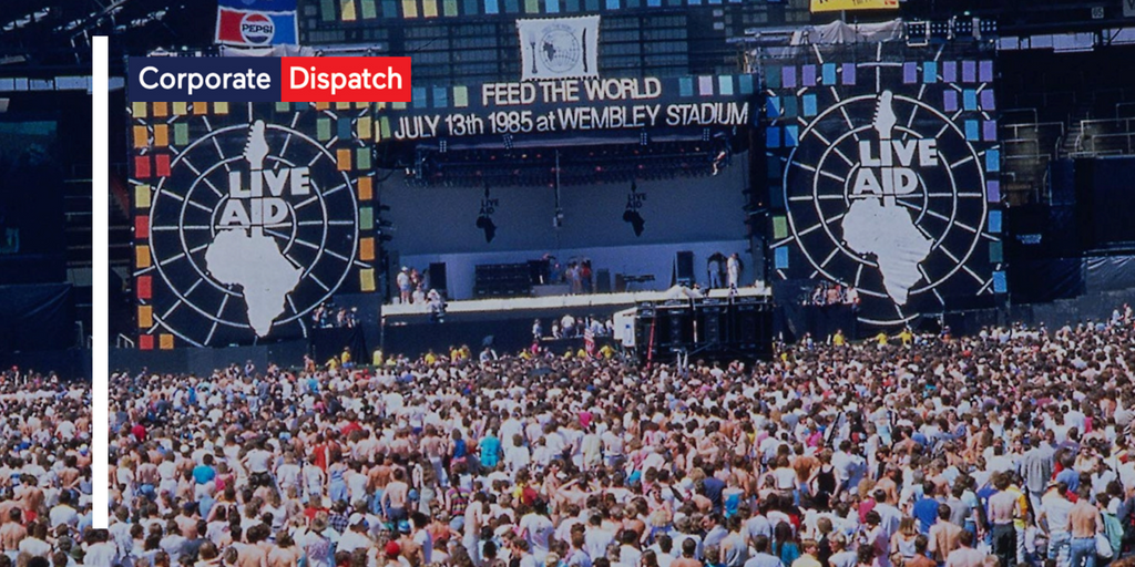 Live Aid Concert took place on this day in 1985