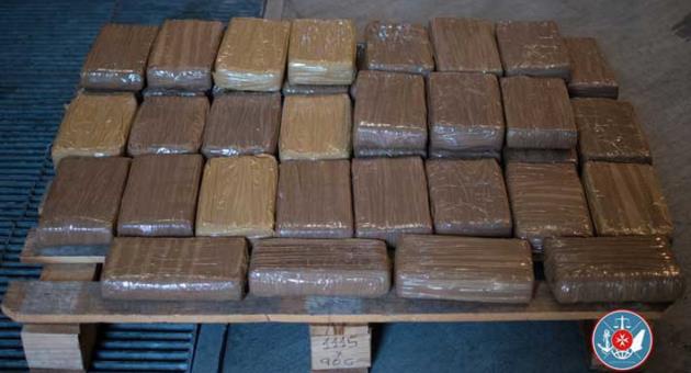 91.2 kg, worth 10.2 million euros of cocaine seized by Maltese customs ...
