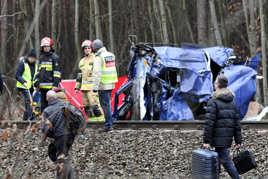 Photo Story: Fatal collision between a train and truck in Poland