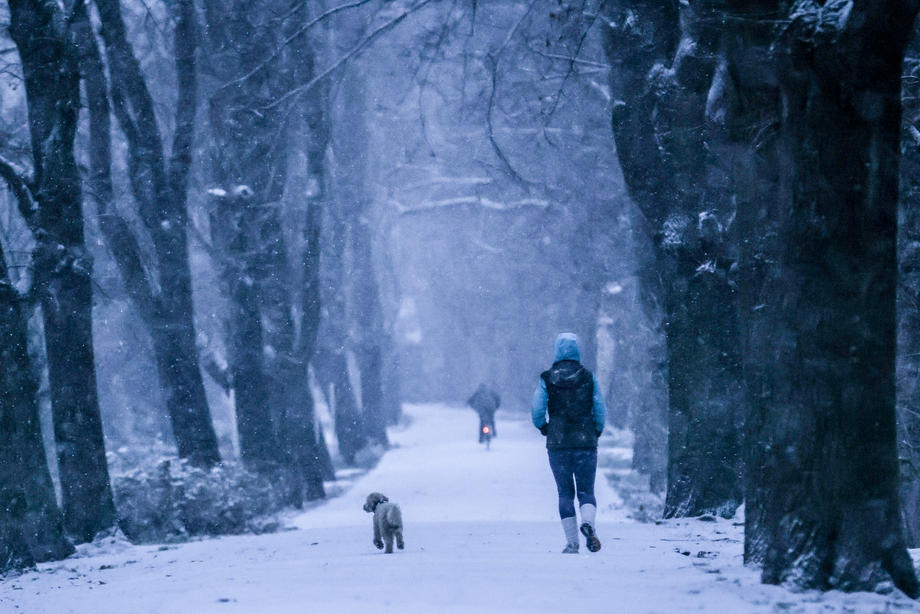 Photo Story:Cold front hits Germany