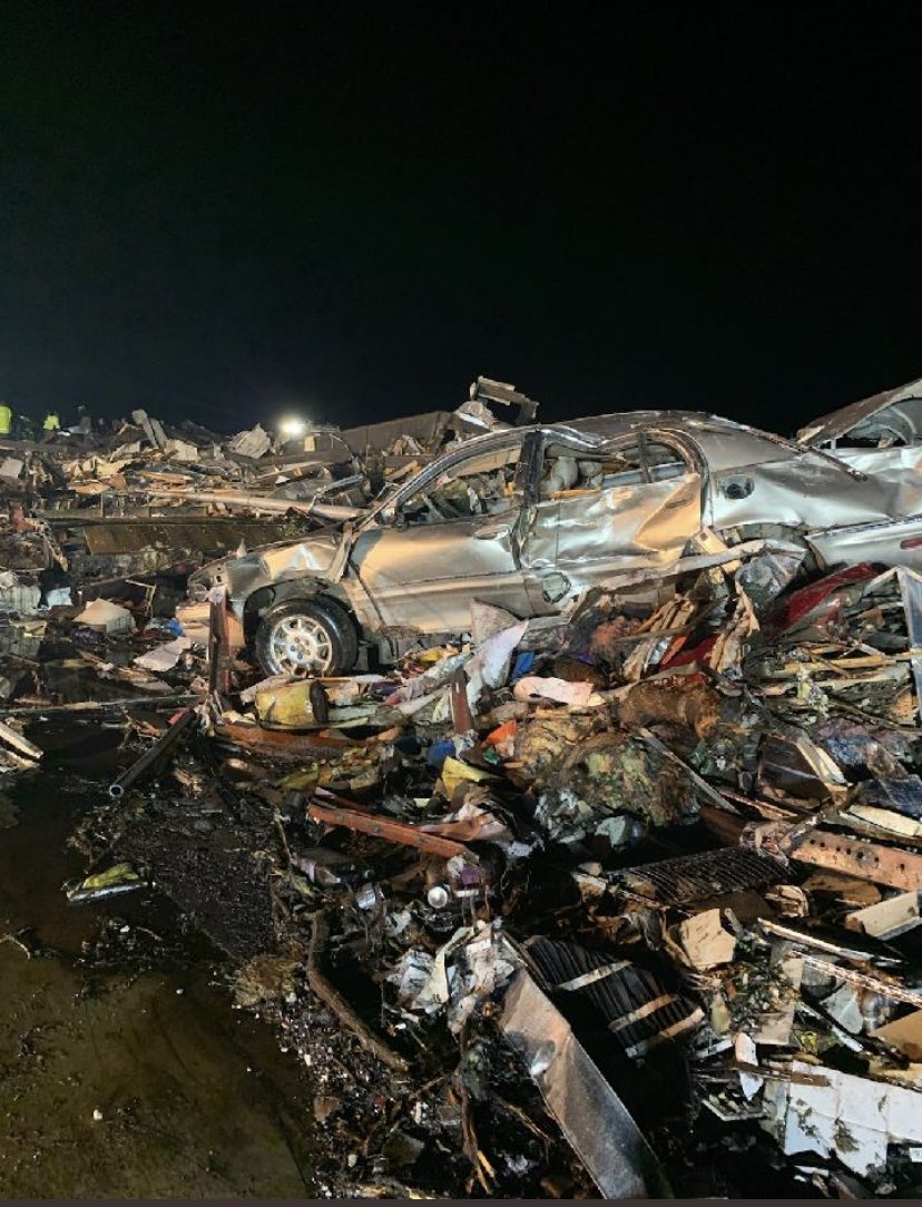 Tornadoes rip through Kentucky, other U.S. states, killing dozens
