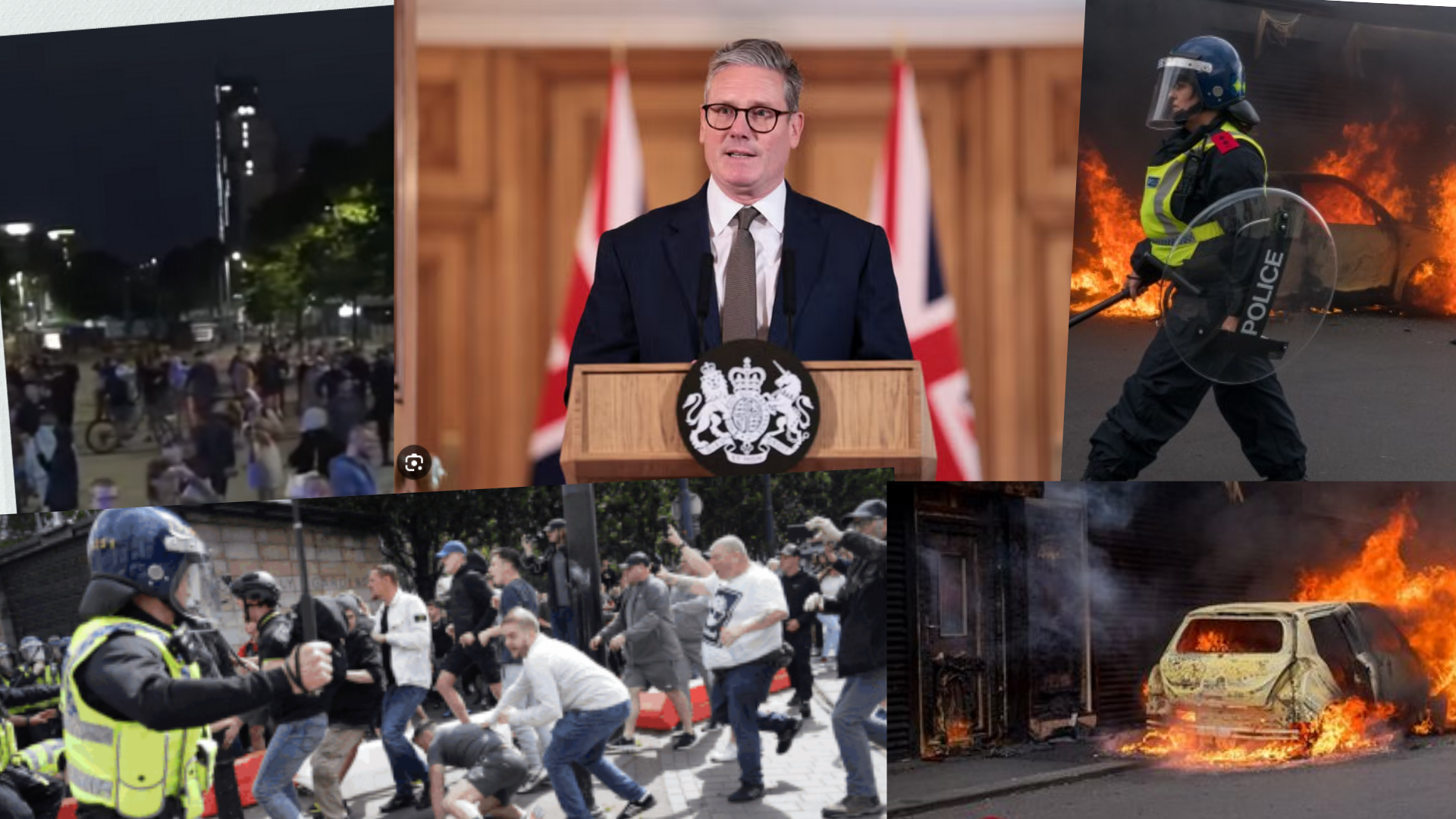 New rioting across UK cities as arrests multiply