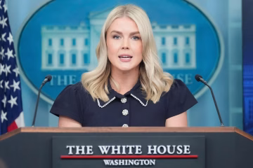 Trump says press secretary Leavitt to leave job at month’s end