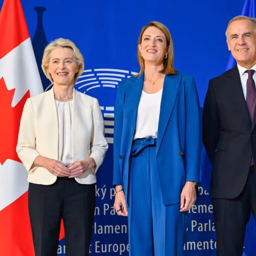 Von der Leyen Pitches Canada as First “Associate Member” of EU, Unveils Security and AI Plans