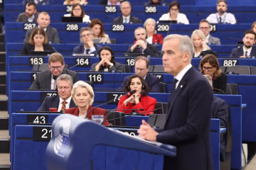EU and Canada are stronger together, Carney says