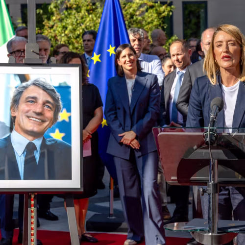 European Parliament renames building to honour late president David Sassoli